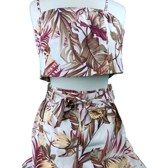 WEIYAN cami crop top and short set Two pc outfit - Picture 2 of 5